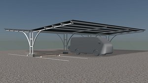 3D model Carport 24u02