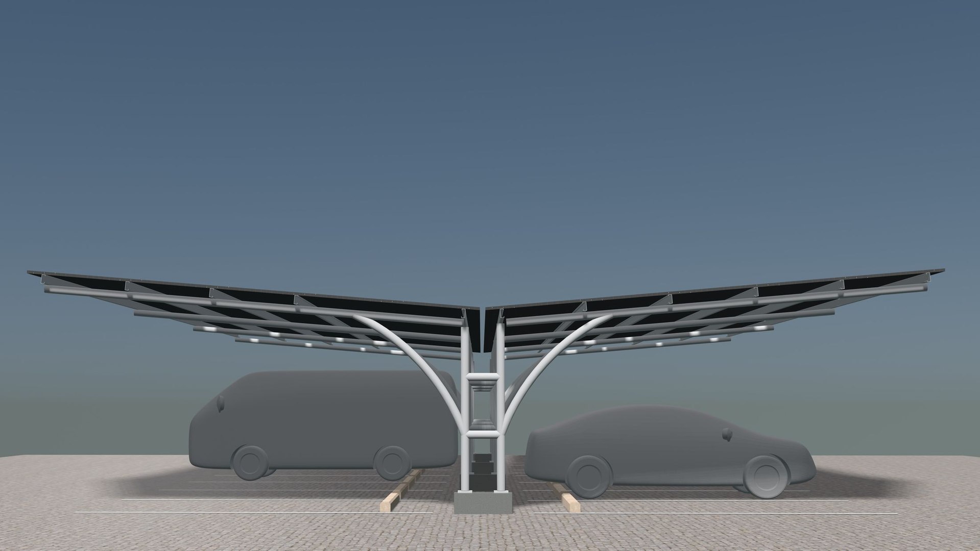 3D Model Carport 24u02 - TurboSquid 2269134