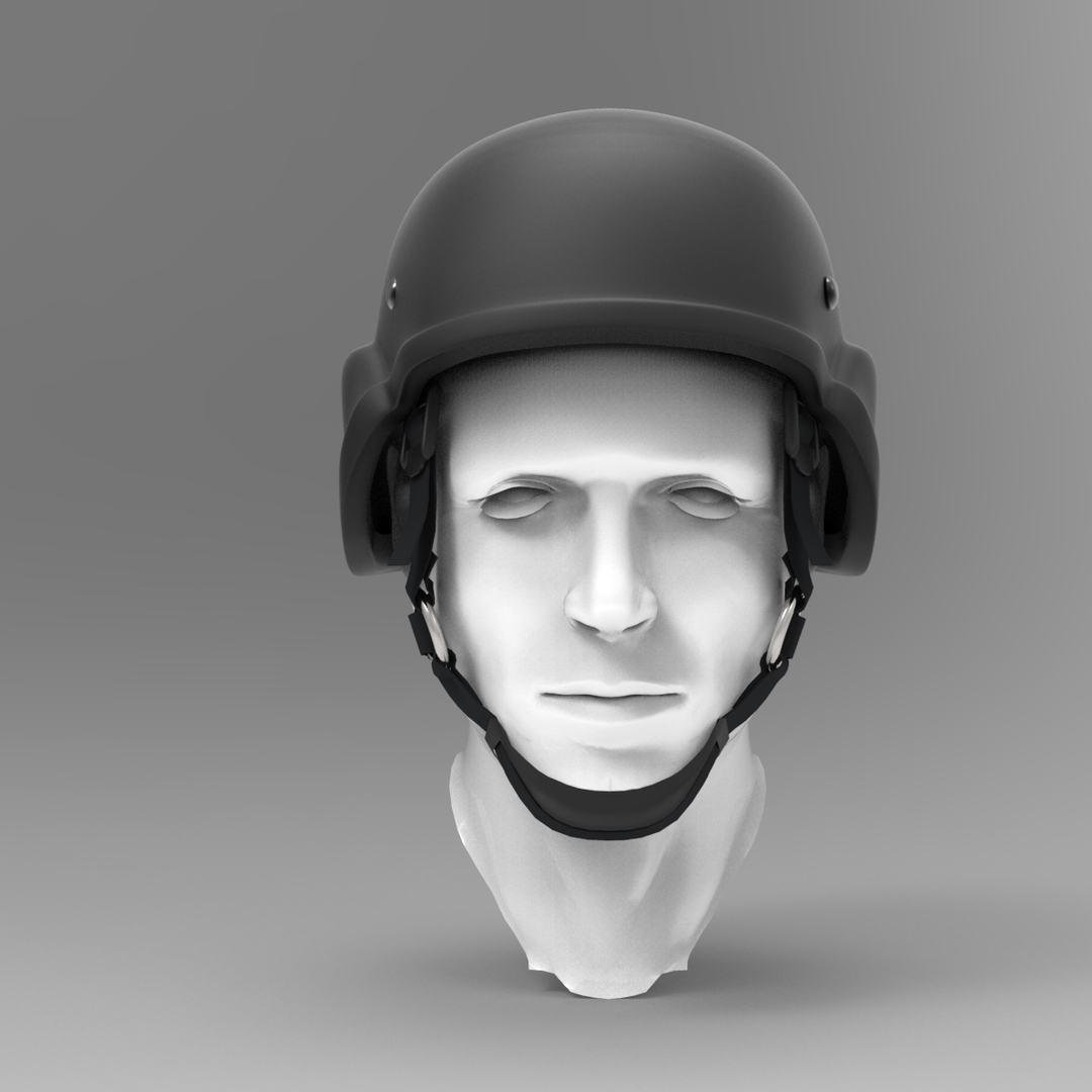 Helmet Head 3d 3ds