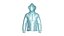 Men Half Zip Hooded Puffer Jacket