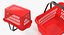 3D shopping baskets trolley roll