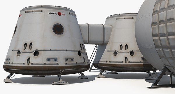Mars colony module model - TurboSquid 1284679