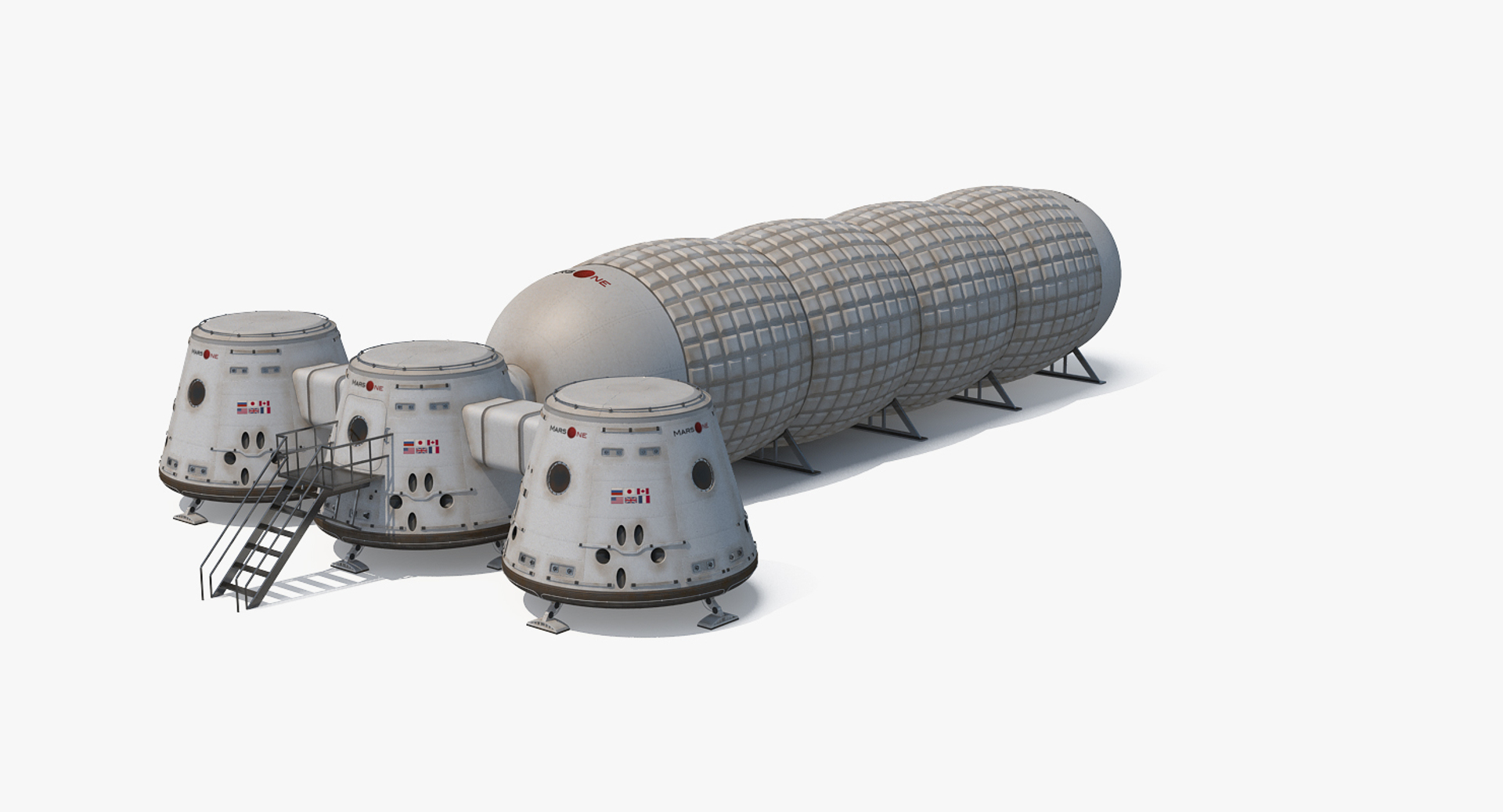 Mars Colony Module Model - TurboSquid 1284679