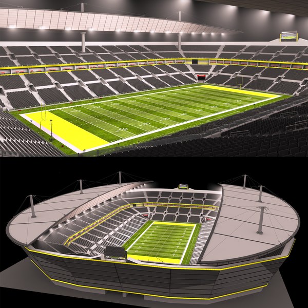 American Football Stadium 3D Models for Download | TurboSquid