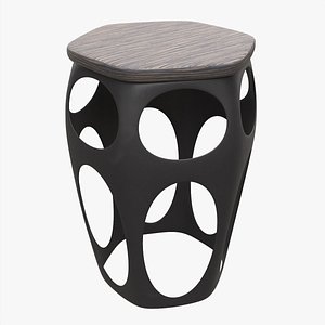 3D Bar chair hexagonal 03 model