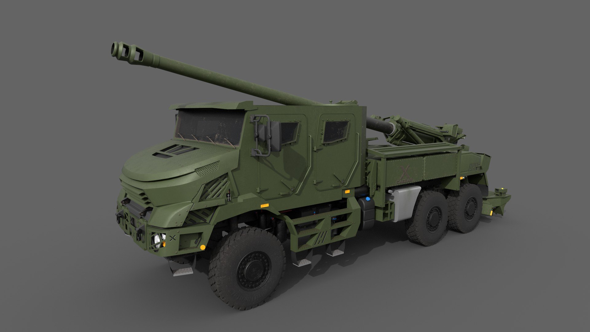 3D Caesar MK1   Caesar MK2 Self Propelled Howitzer 155mm https://p.turbosquid.com/ts-thumb/oJ/WxBTVC/rl/11/jpg/1774012791/1920x1080/fit_q87/0fee2570fceda92537d1f659e77fece3da541f0e/11.jpg