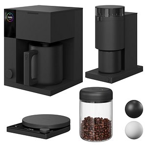 A set of small kitchen appliances Fellow 01 3D model