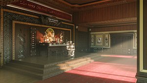 Ho Chi Minh Altar - SuperCAT - MAX FBX OBJ SKP Simlab Collada