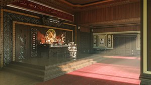 Ho Chi Minh Altar - SuperCAT - MAX FBX OBJ SKP Simlab Collada