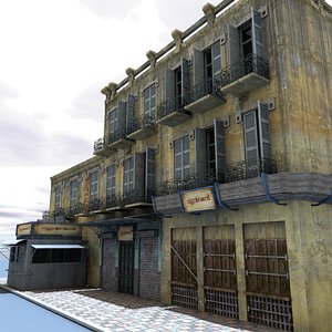3d model of old building