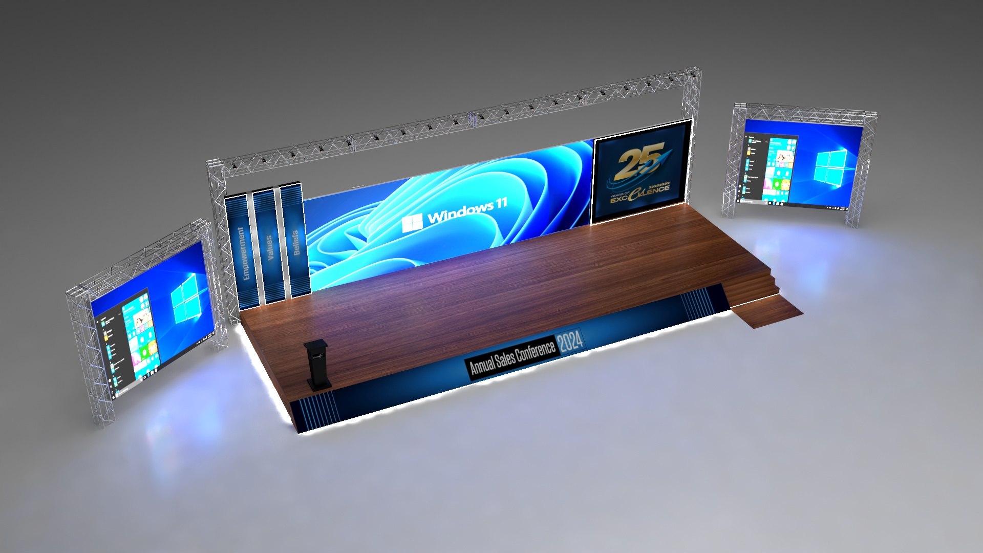 3D Stage Design - TurboSquid 2327417