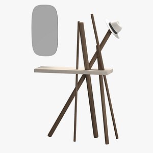 3d coat hanger wood tonin