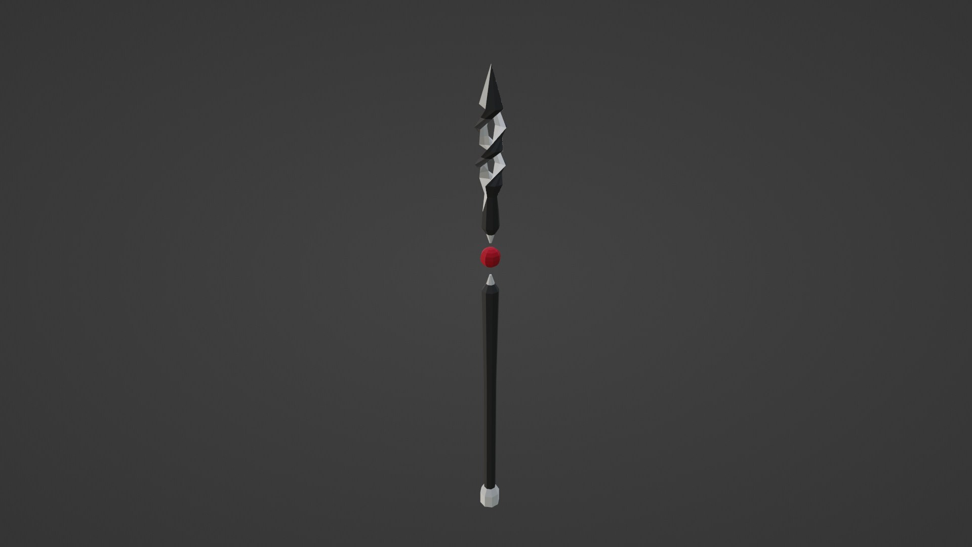 LOW POLY Dark Staff 3D model - TurboSquid 2132027