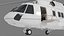 Hélicoptère MI-171 A3 Blanc Rigged pour Cinema 4D