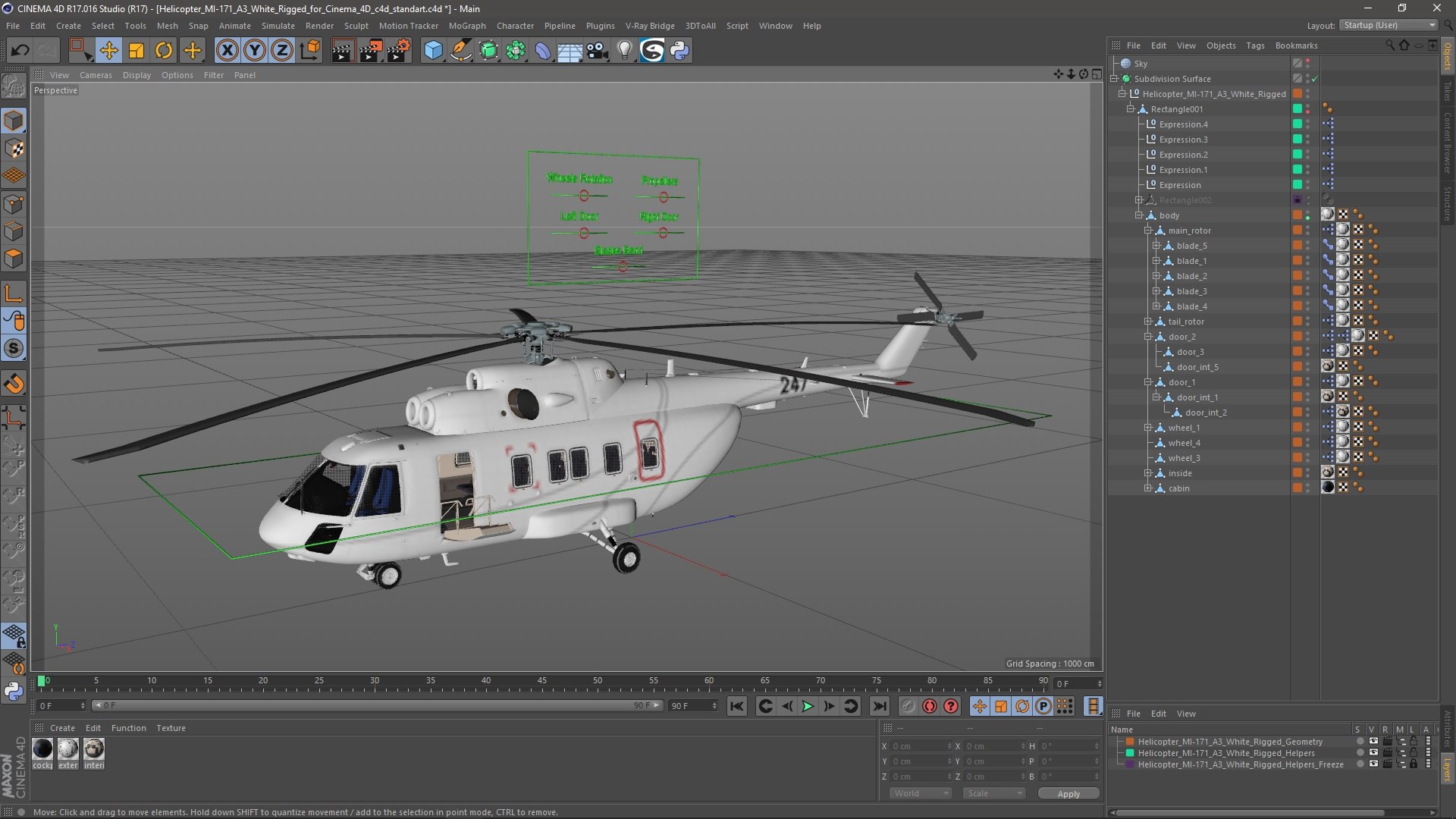 Helicopter MI-171 A3 White Rigged for Cinema 4D 3D model https://p.turbosquid.com/ts-thumb/oJ/qtTHf6/jv/helicoptermi171a3whiteriggedforcinema4dvray3dmodel080/jpg/1710696171/1920x1080/fit_q87/3331ddf2806c95c9cb01b5adfcc404cc116e853a/helicoptermi171a3whiteriggedforcinema4dvray3dmodel080.jpg