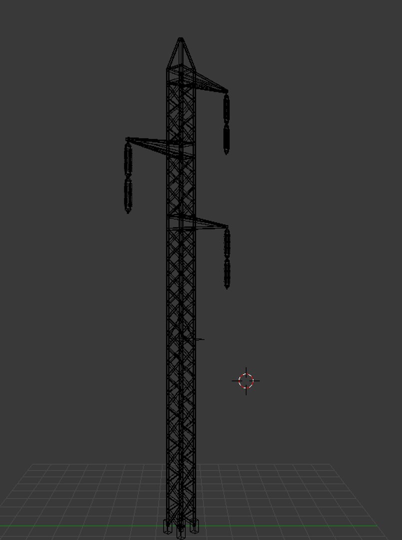 3ds max electrical pole