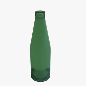 green bottle 3d model