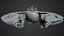lucrehulk-class battleship capital ship 3D model