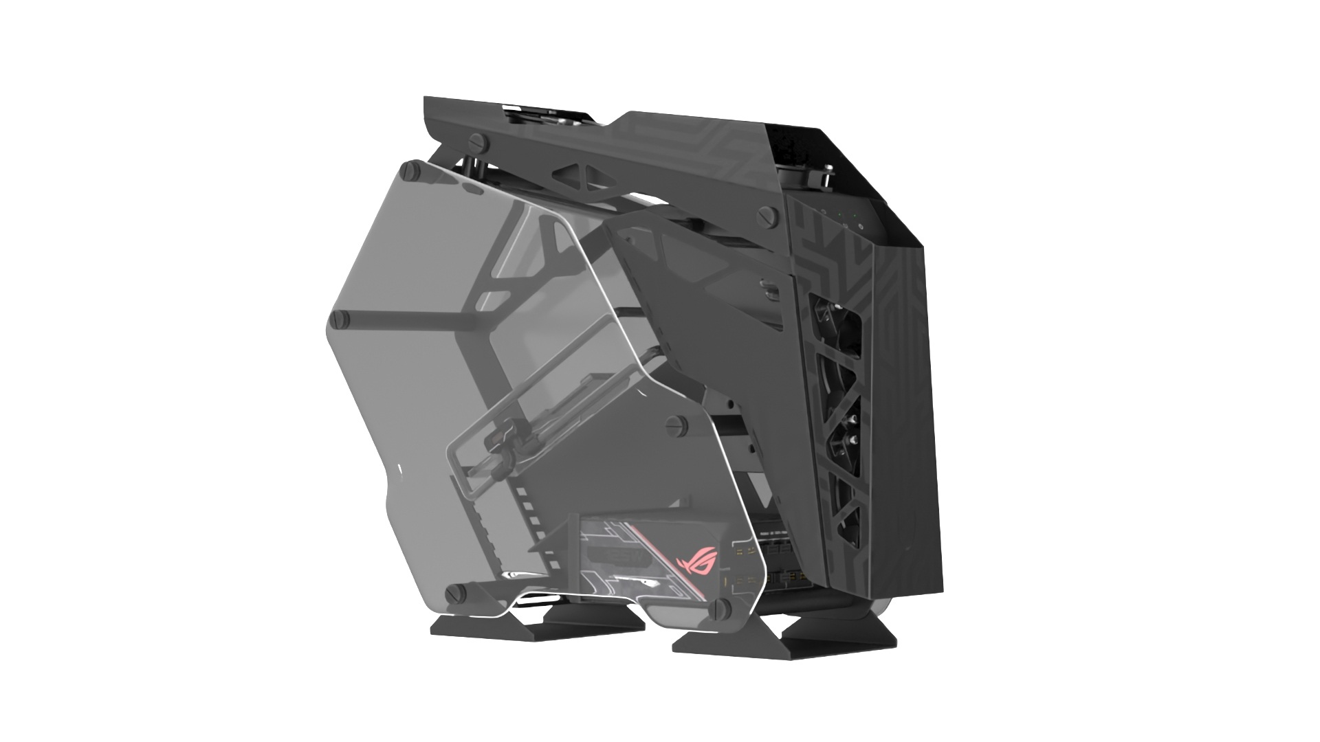 Modern Gaming PC Case Empty 3D Model - TurboSquid 2270111