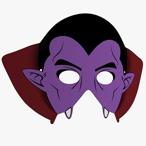 3D Halloween Dracula Masks for Children