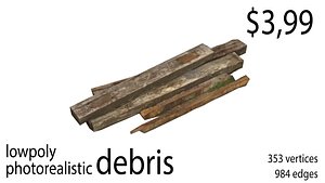 old railroad 3D model