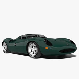 3D Jaguar XJ13 model