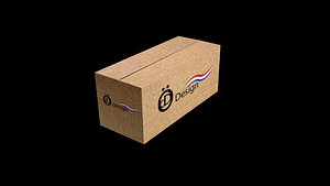 Free Cardboard Box 3D
