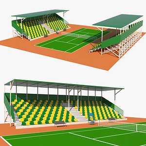 Tennis Court 3 model