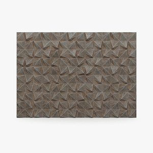 3D wall panel model