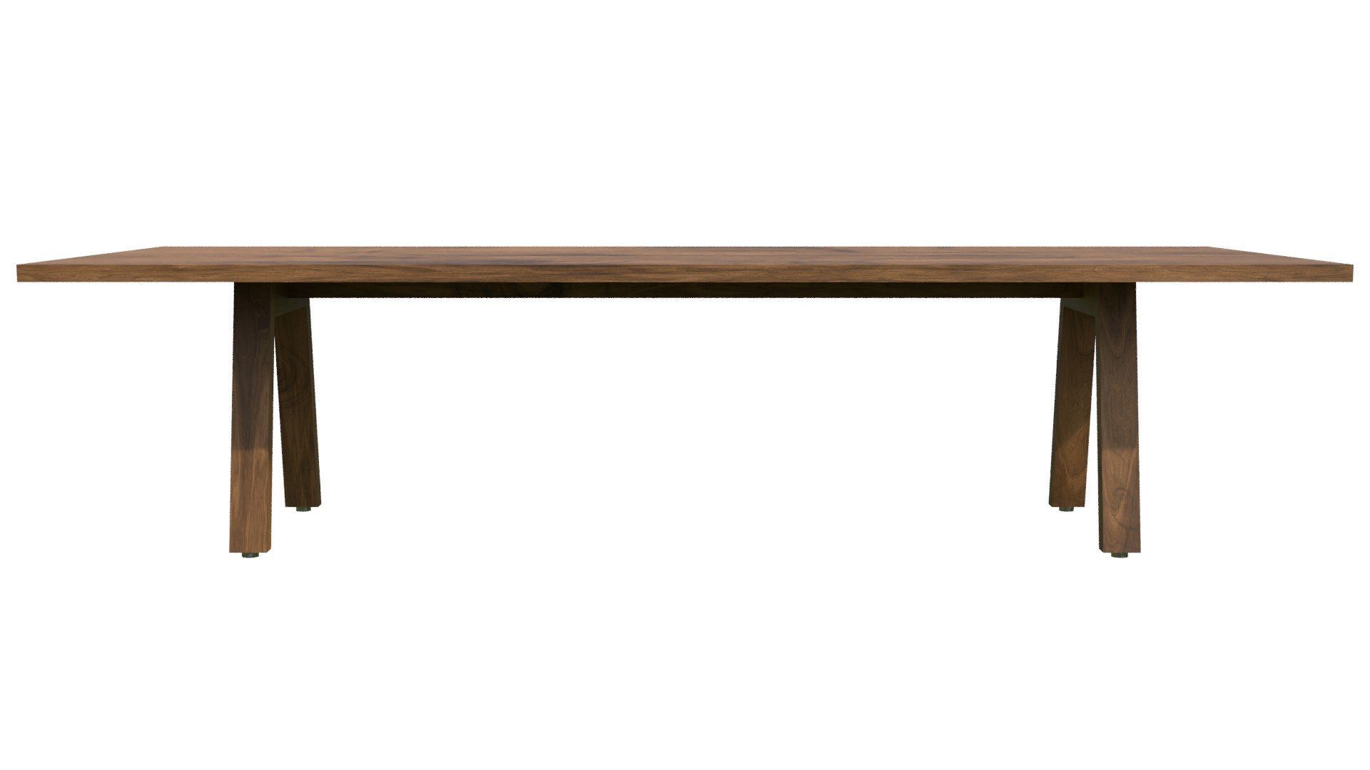 3D Broad Communal Table Large - TurboSquid 2107245