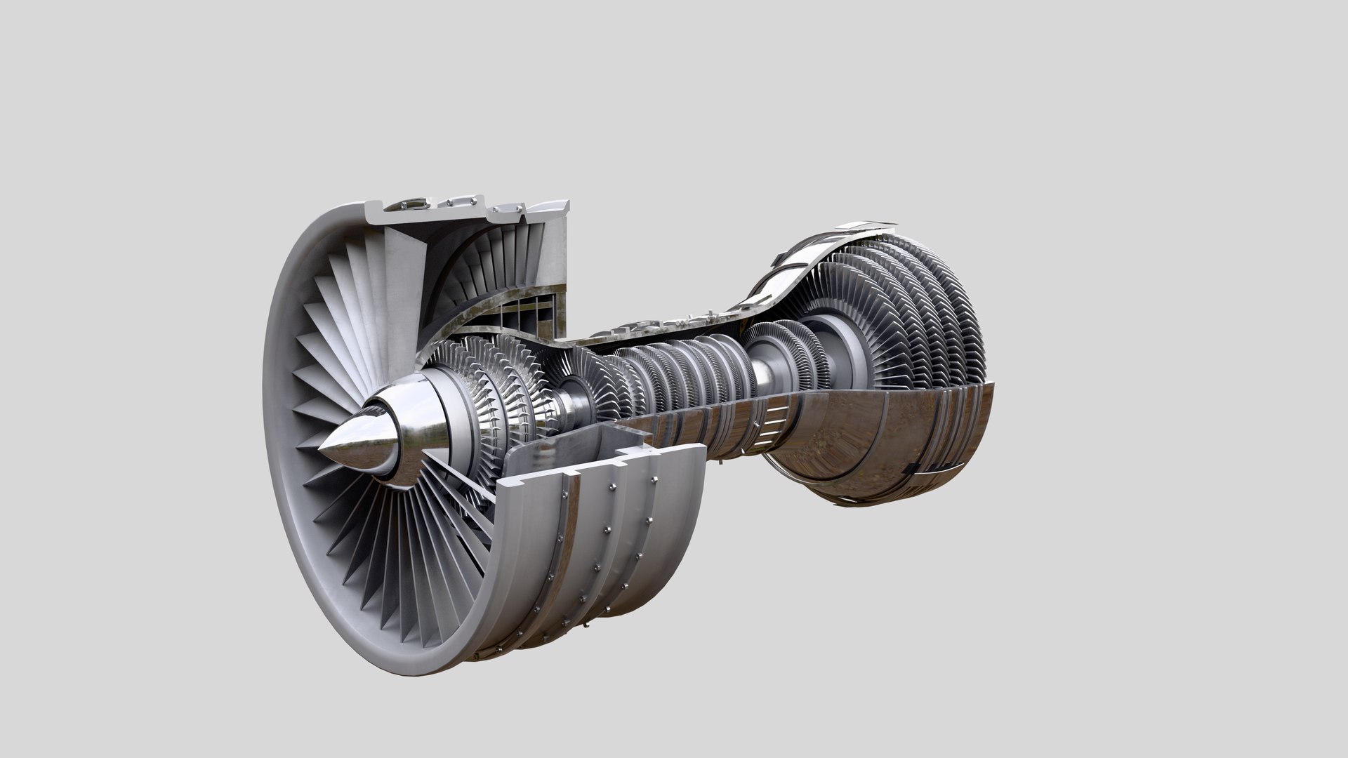 Turbofan Engine Cutaway 3D model https://p.turbosquid.com/ts-thumb/oK/7JLNEU/At/0002/png/1757968389/1920x1080/fit_q87/a5b558cd4064239bc16bc66e19149514e4639314/0002.jpg