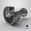 Turbofan Engine Cutaway