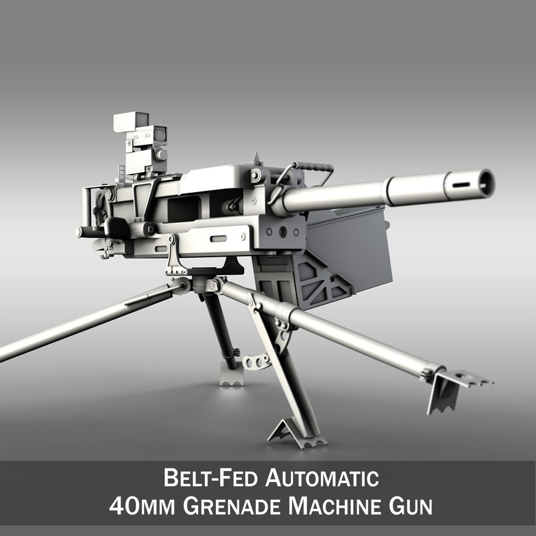 Maya Gmg 40mm Grenades Weapon
