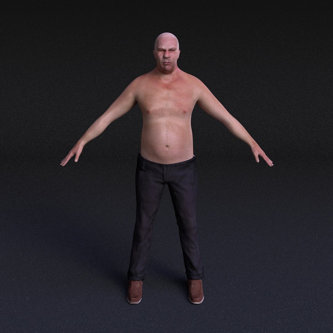 Character Male - Rigged 3d Model