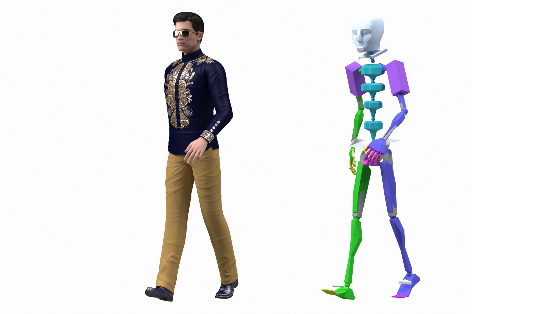 Rigged Asian Men Collection 3D model - TurboSquid 1836413