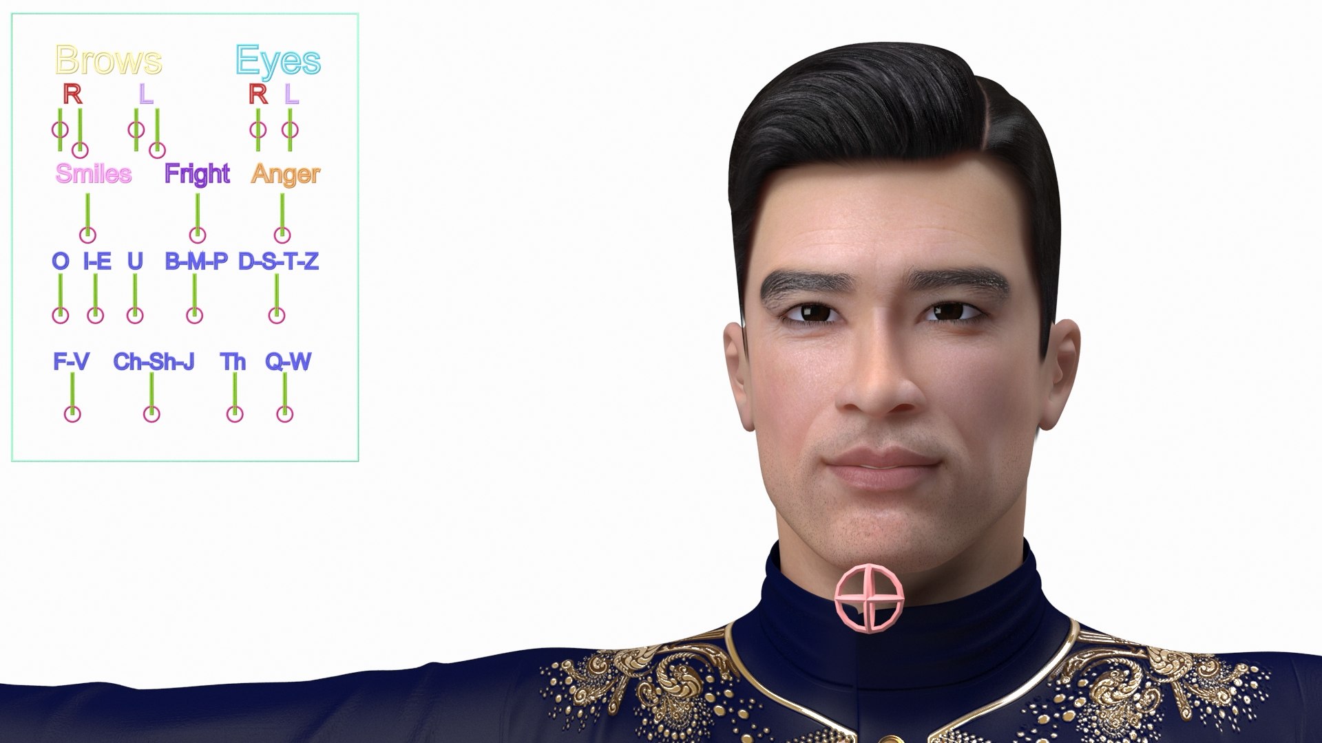 Rigged Asian Men Collection 3D model - TurboSquid 1836413