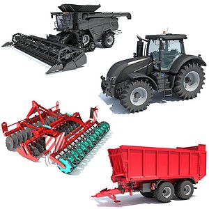 Farm Equipment Collection 3D model
