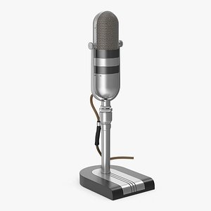 microphone rca 77dx 3d model