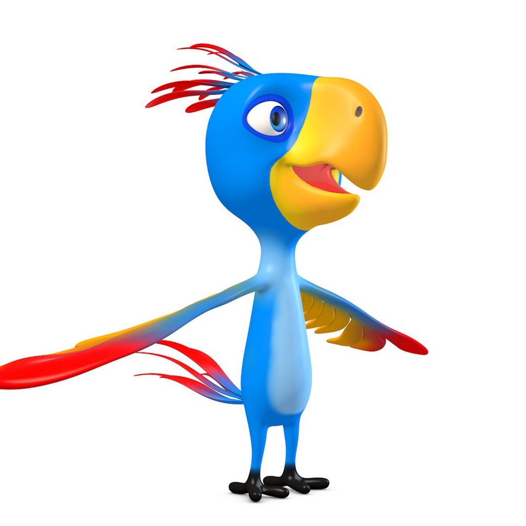 3D Parrot model - TurboSquid 1989877