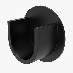 Circular Curtain Rod Bracket 3D model
