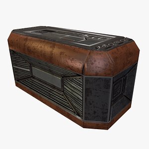 3d crate games model