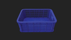 Plastic Crate 3D model