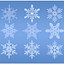 Snowflakes set