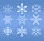 Snowflakes set