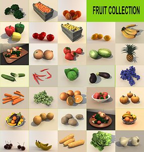 3d fruit