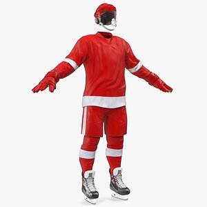 hockey equipment red model