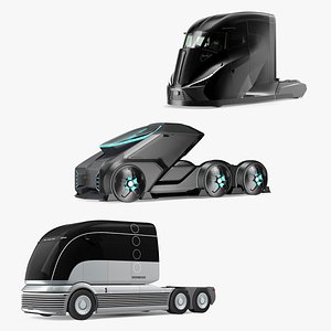 Futuristic Modern Trucks Collection