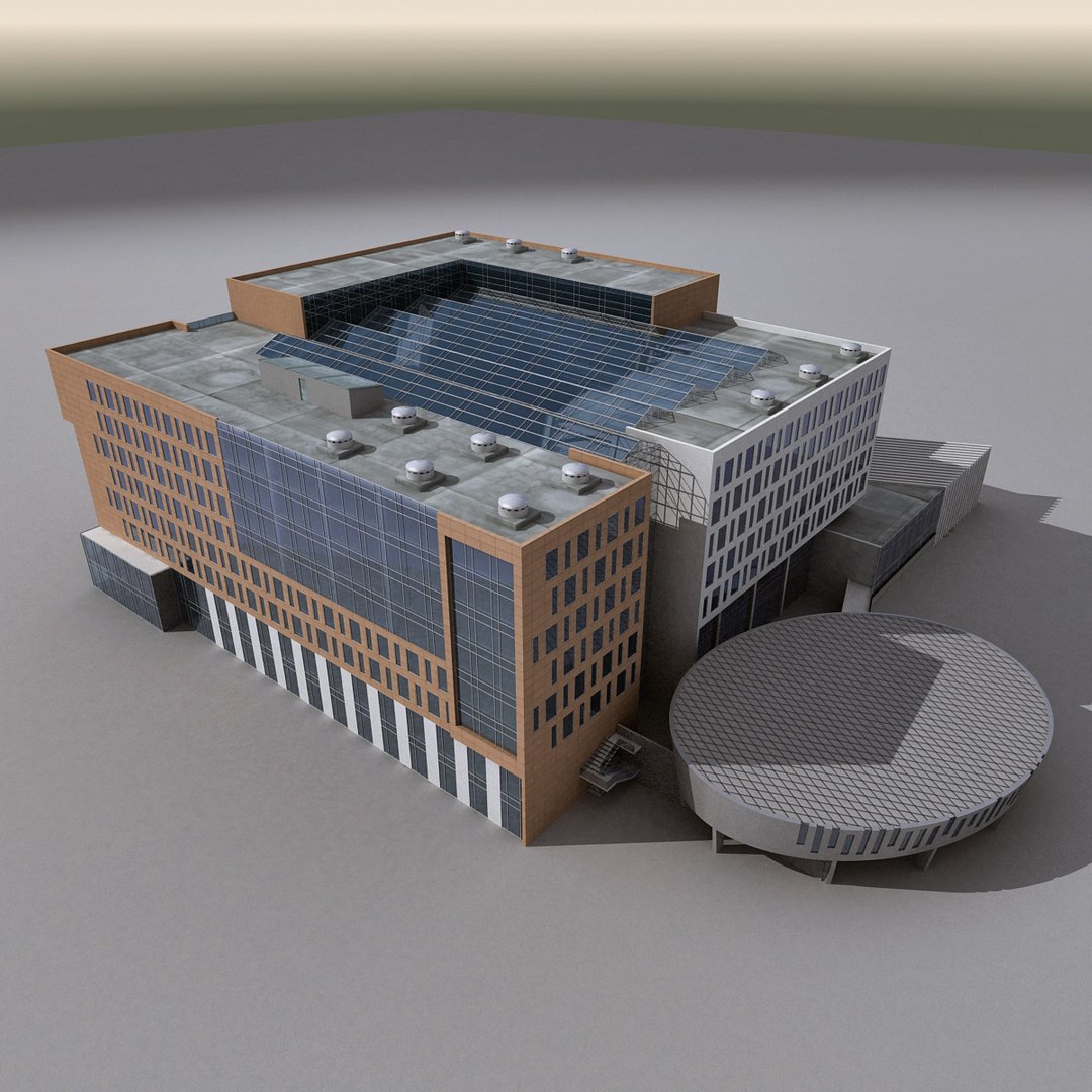 Modern Building 3d Max