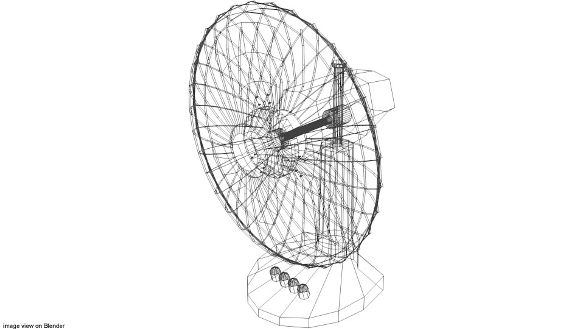 Desktop Fan 3D Model - TurboSquid 1158295