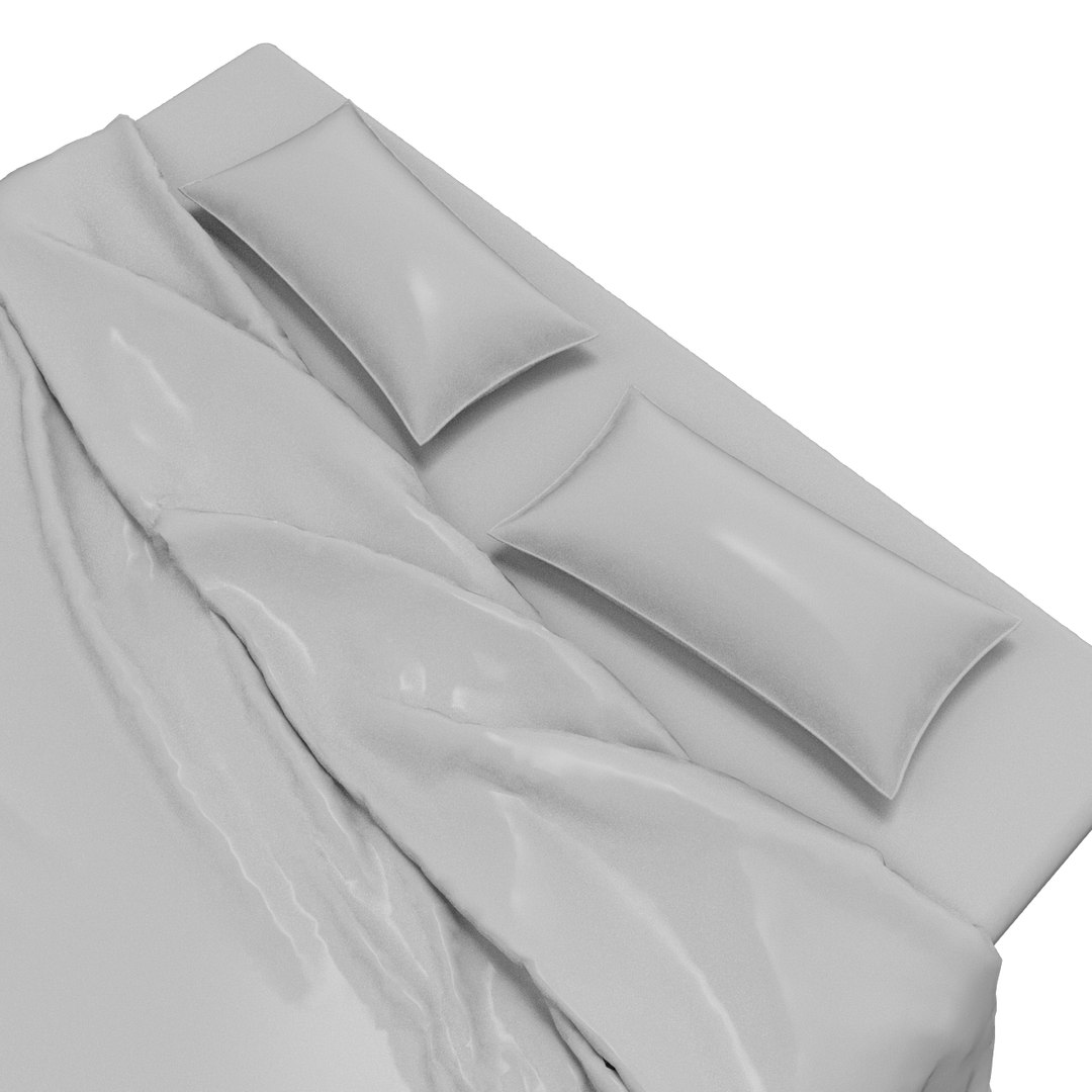 3D King Size Wrinkle Sheets TurboSquid 1281792